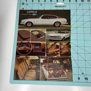 Ford Capri II 1975 Original Print Ad Advertisement Decor Wall Art